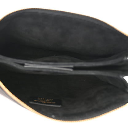 Salvatore Ferragamo Calfskin Trapezio Shoulder Bag Black 5 of 9