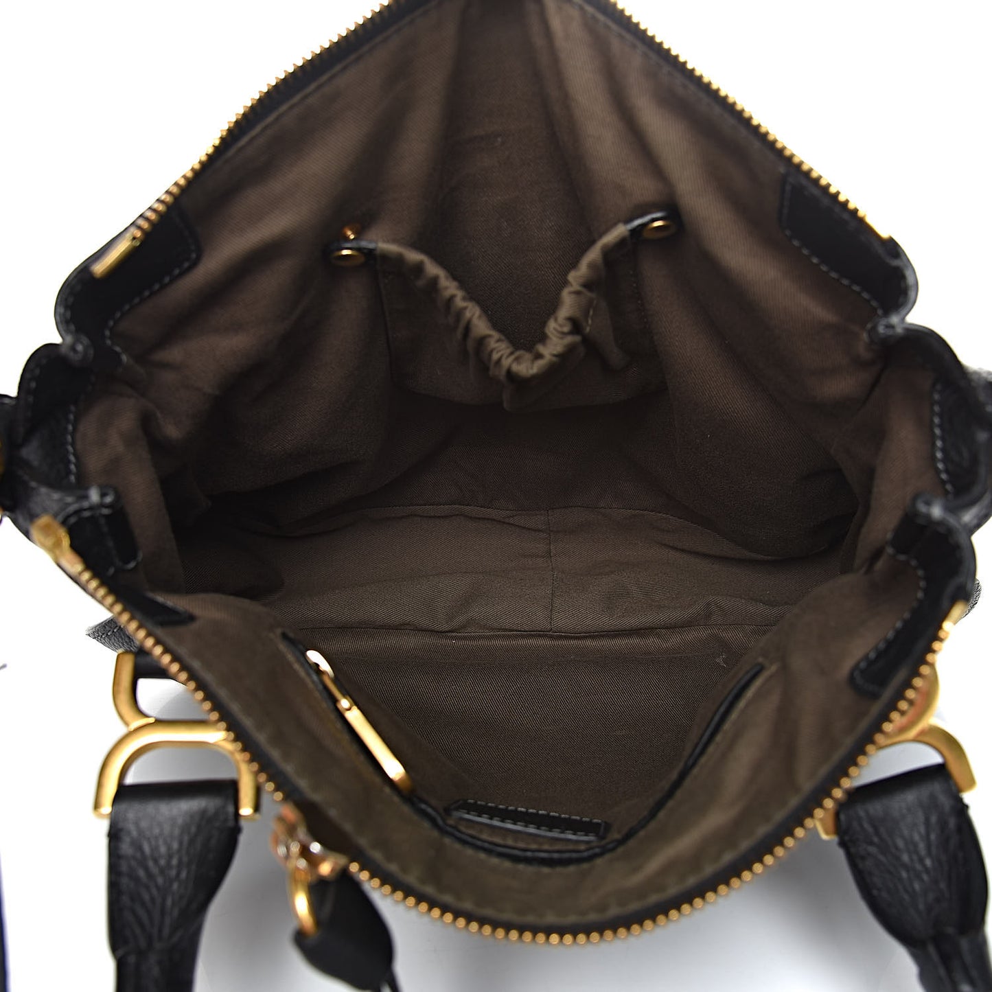 Calfskin Medium Marcie Satchel Black