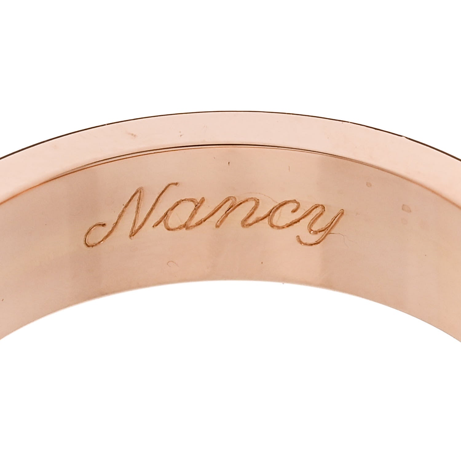 Cartier 18K Pink Gold 3 Diamond 5.5mm LOVE Ring 61 9.5 5 of 7