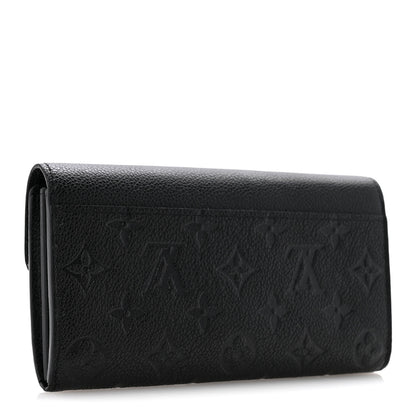 Louis Vuitton Empreinte Sarah Wallet NM Black 3 of 9