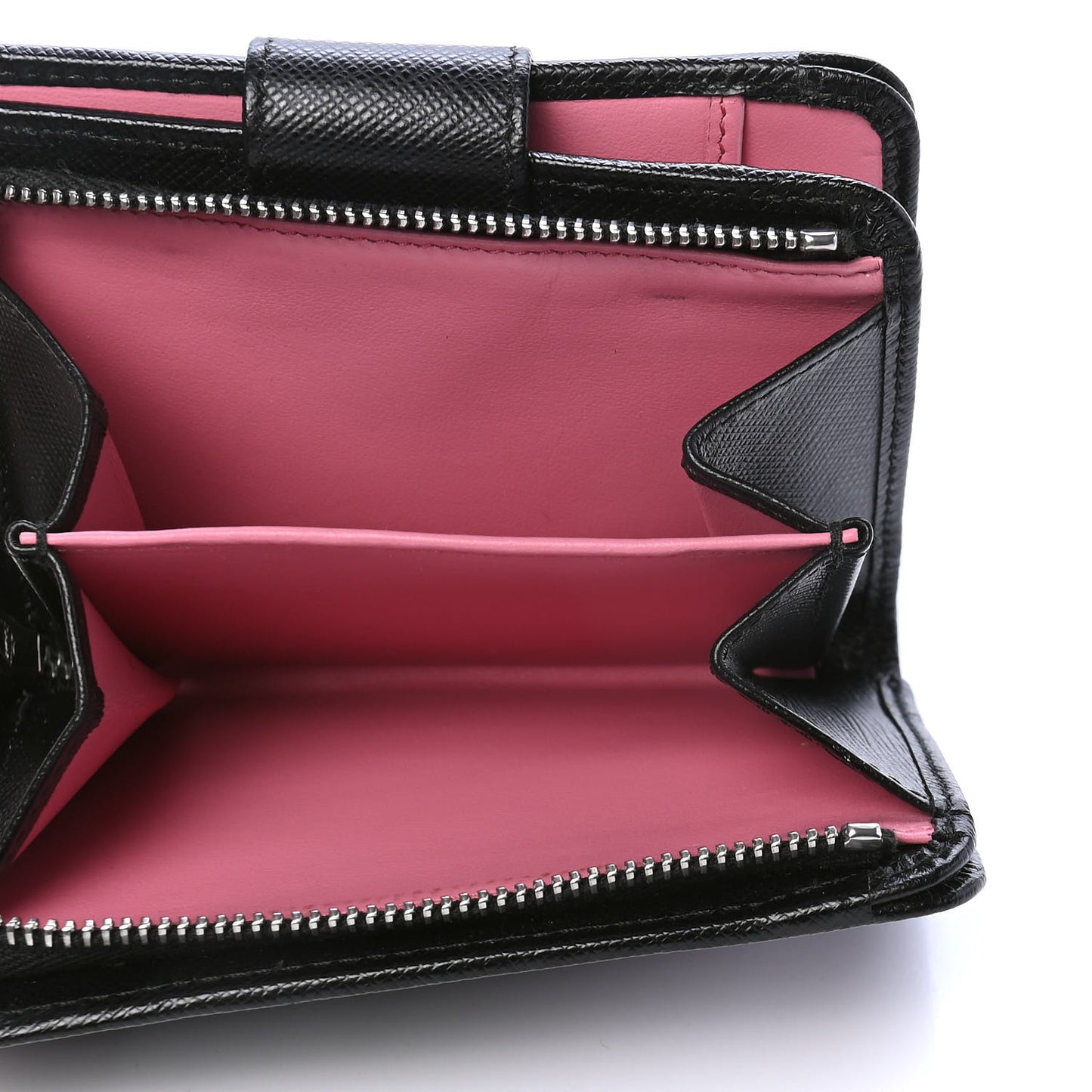 Saffiano Small Pradamalia Wallet Black