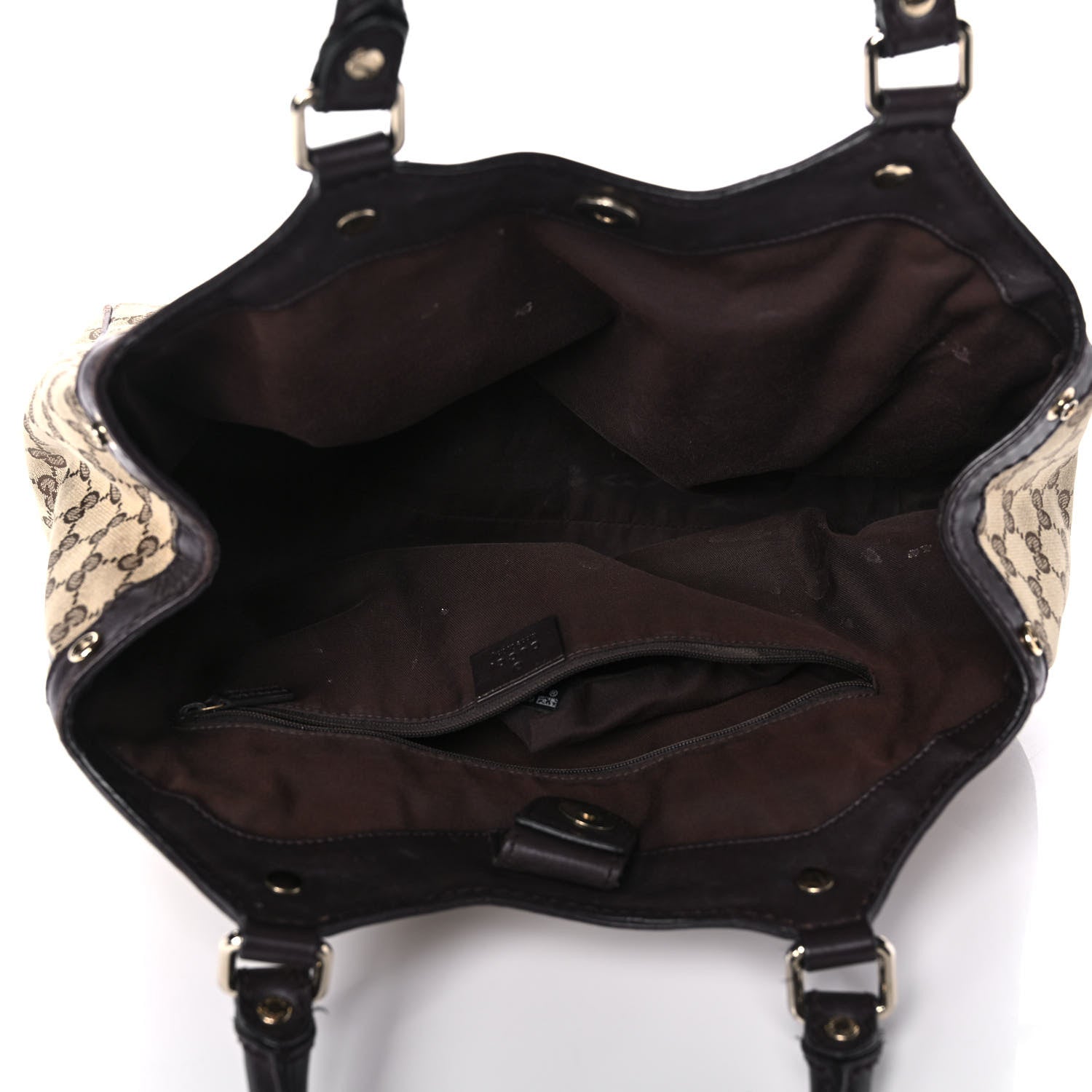 Gucci Monogram Medium Sukey Tote Dark Brown 10 of 16