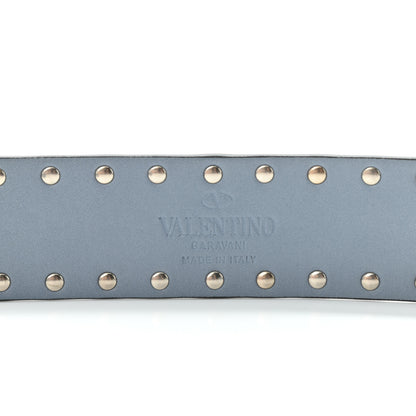 Valentino Garavani Nappa Free Rockstud Spike Shoulder Strap Aqua 3 of 4