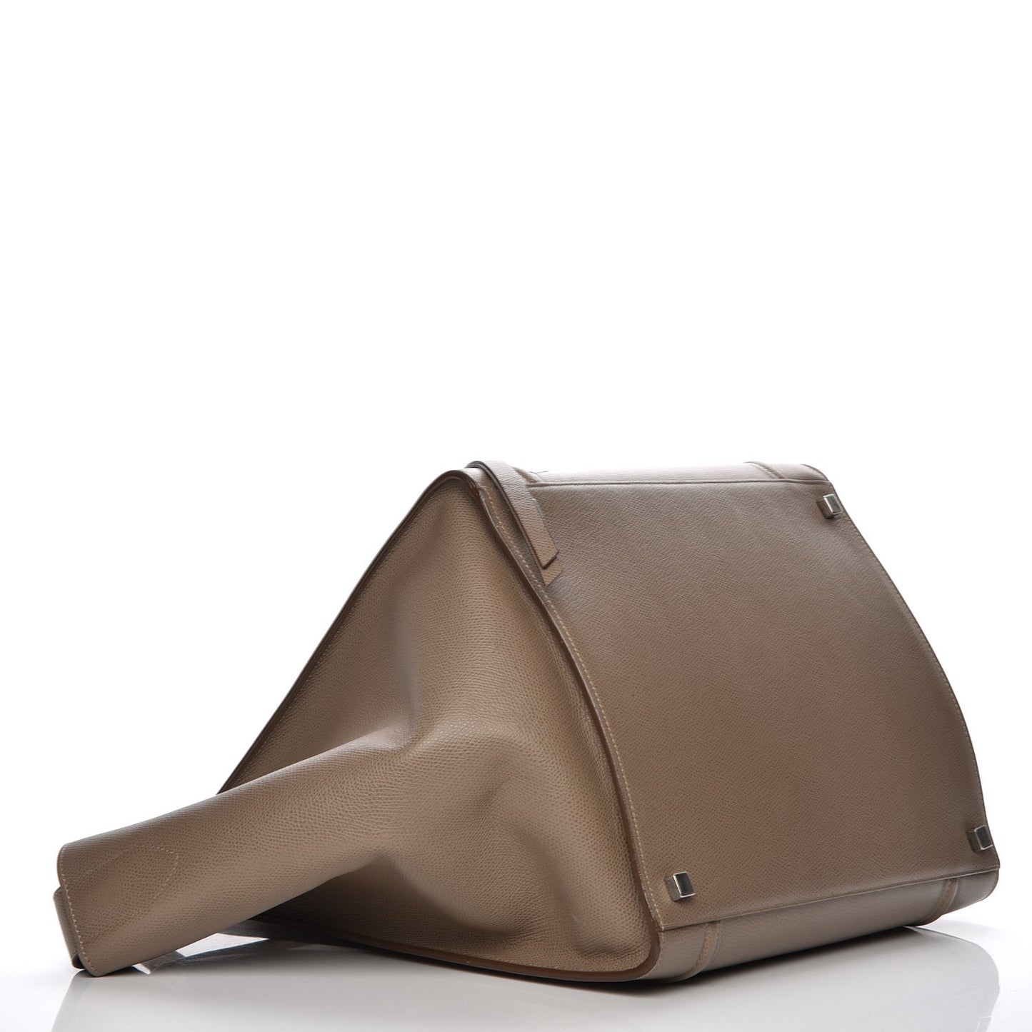 Grained Calfskin Medium Phantom Luggage Taupe