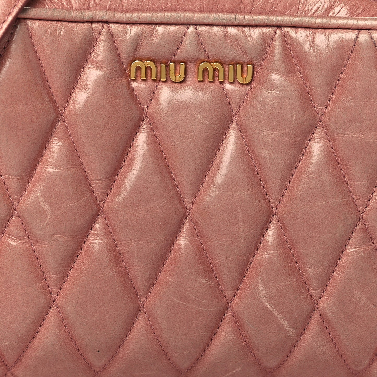 Vitello Shine Quilted Camera Bag Loto