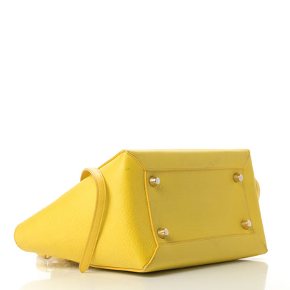 Celine Elephant Calfskin Mini Belt Bag Sun Yellow 4 of 21