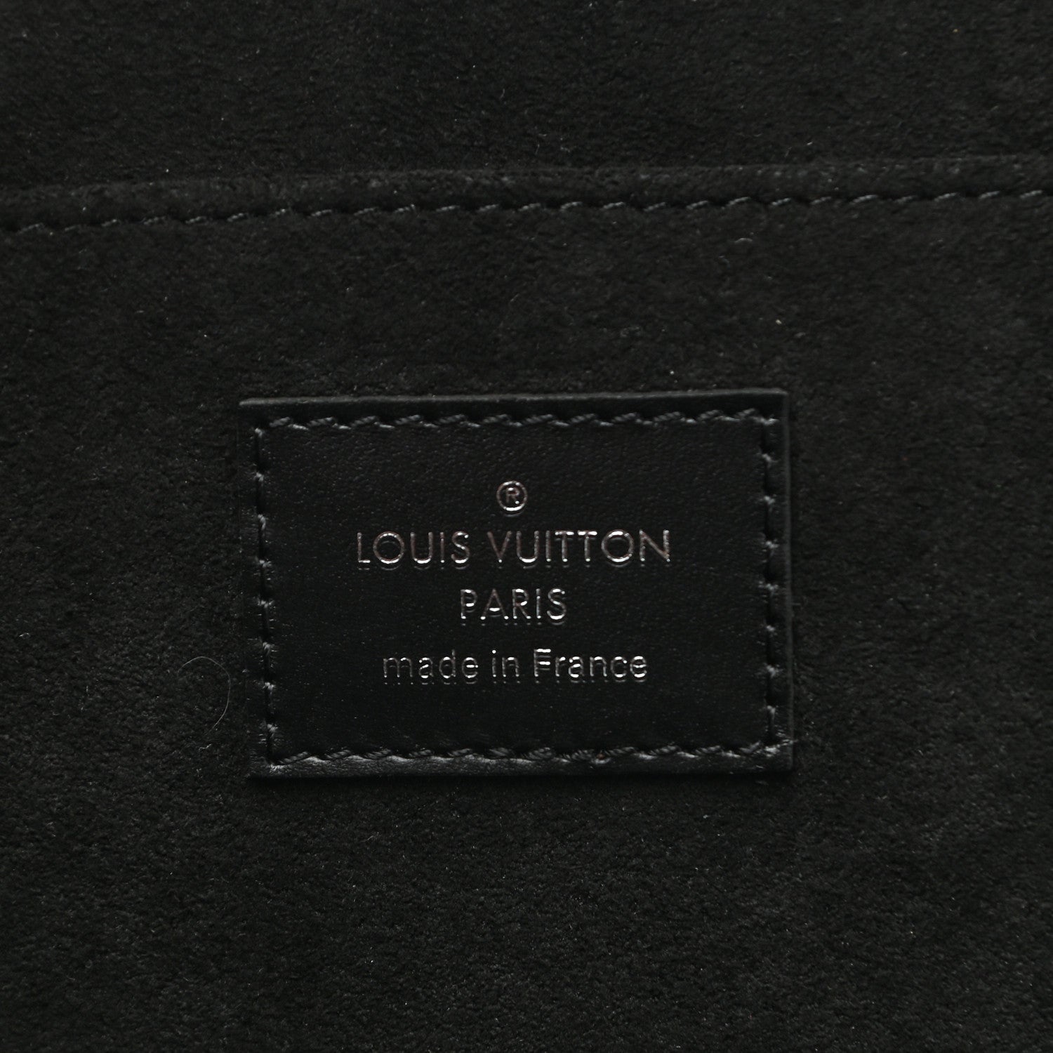 Louis Vuitton Calfskin Souple Pochette Jour PM Black 6 of 7