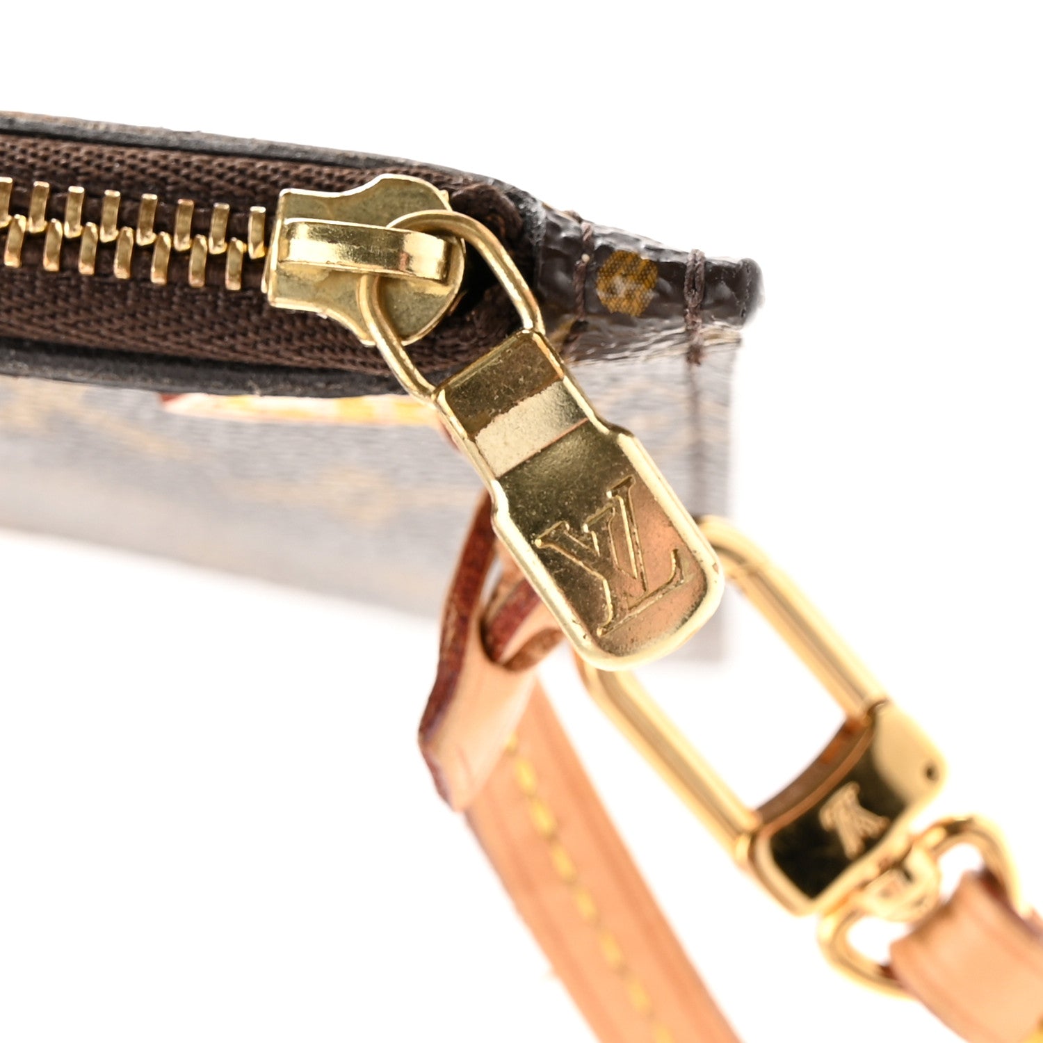 Louis Vuitton Monogram Neverfull MM GM Pochette 12 of 13