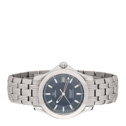 Omega Stainless Steel 36mm Seamaster Automatic Watch Blue 168.1601 Blue 2 of 4