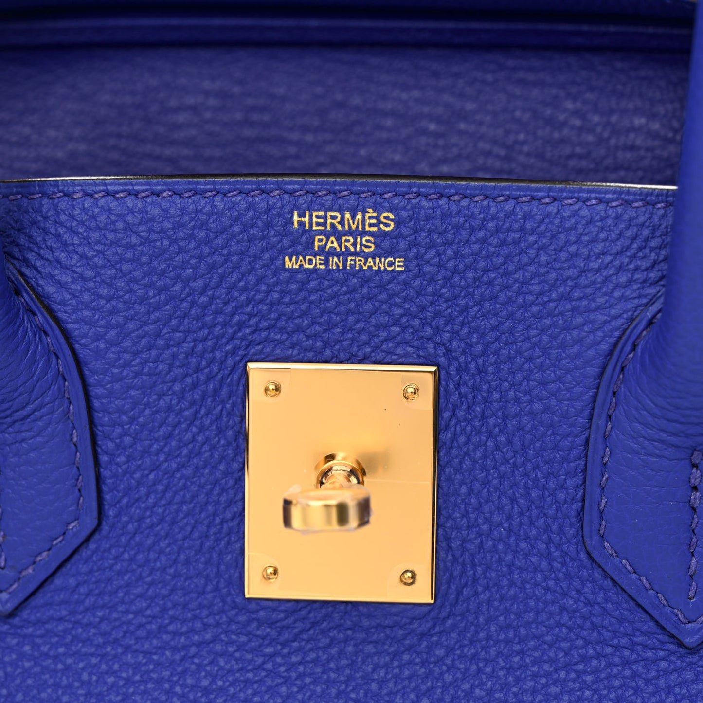 Togo Birkin 30 Bleu Electrique