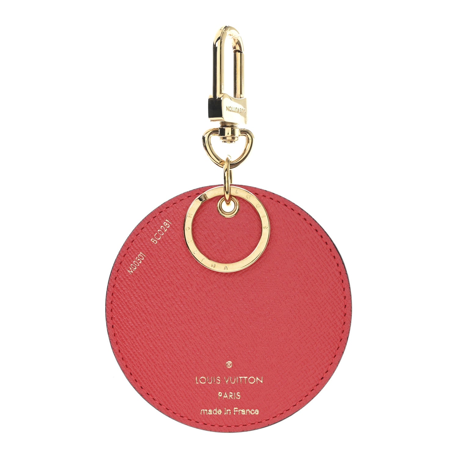Louis Vuitton Monogram 2021 Christmas Animation London Bag Charm Key Ring Red 2 of 5