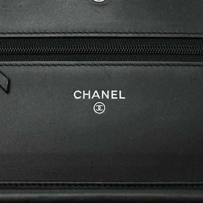Chanel Caviar Timeless CC Wallet On Chain WOC Black 6 of 16