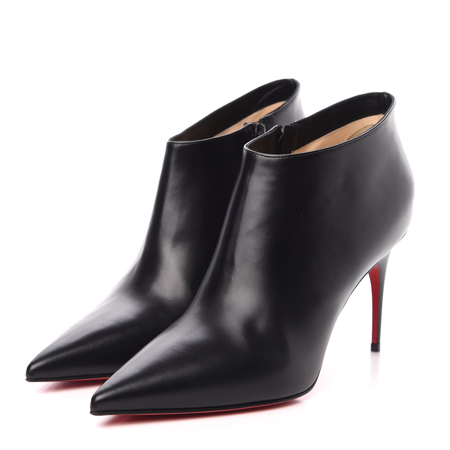 Calfskin Gorgona 85 Ankle Boots 40 Black