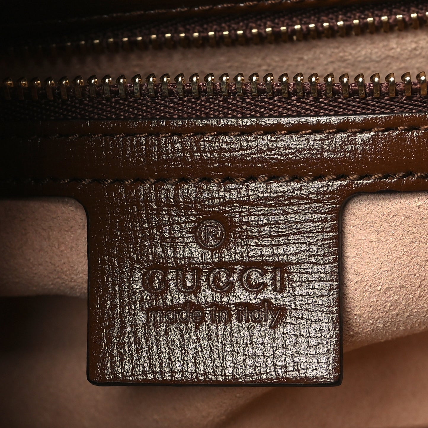 GG Supreme Monogram Azalea Calfskin Web Small Jackie 1961 Hobo Beige Ebony Brown Sugar