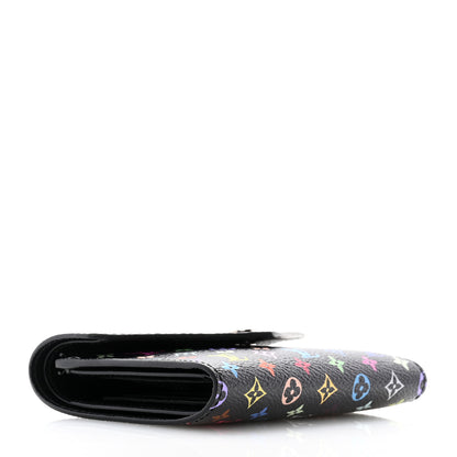 Louis Vuitton LV x TM Monogram Multicolor Victorine Wallet Black 4 of 9