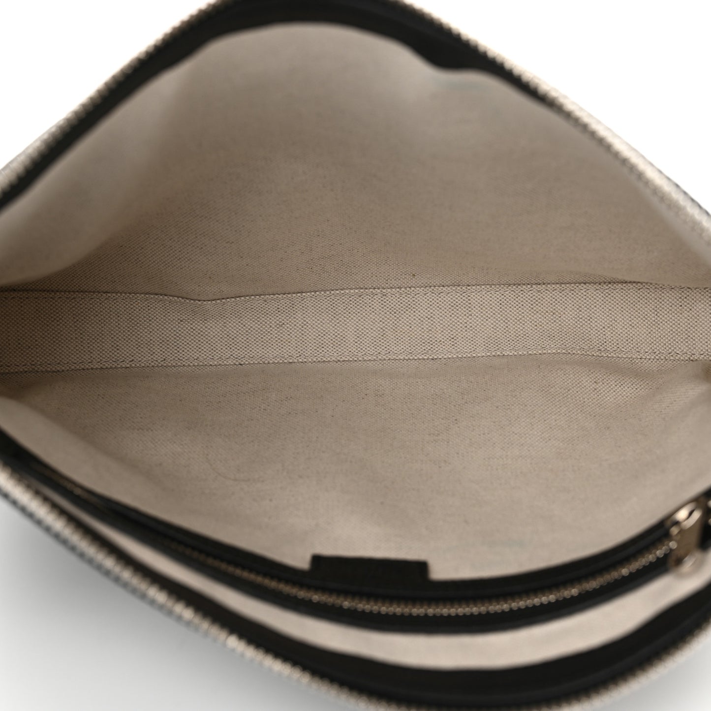 Piuma Calfskin Jumbo GG Embossed Medium Wristlet Messenger Bag Black