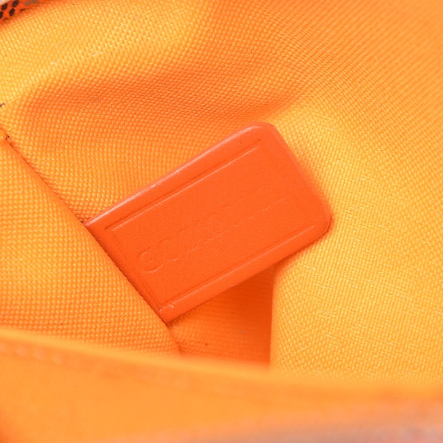Goyardine Miroir Toiletry Bag PM Orange