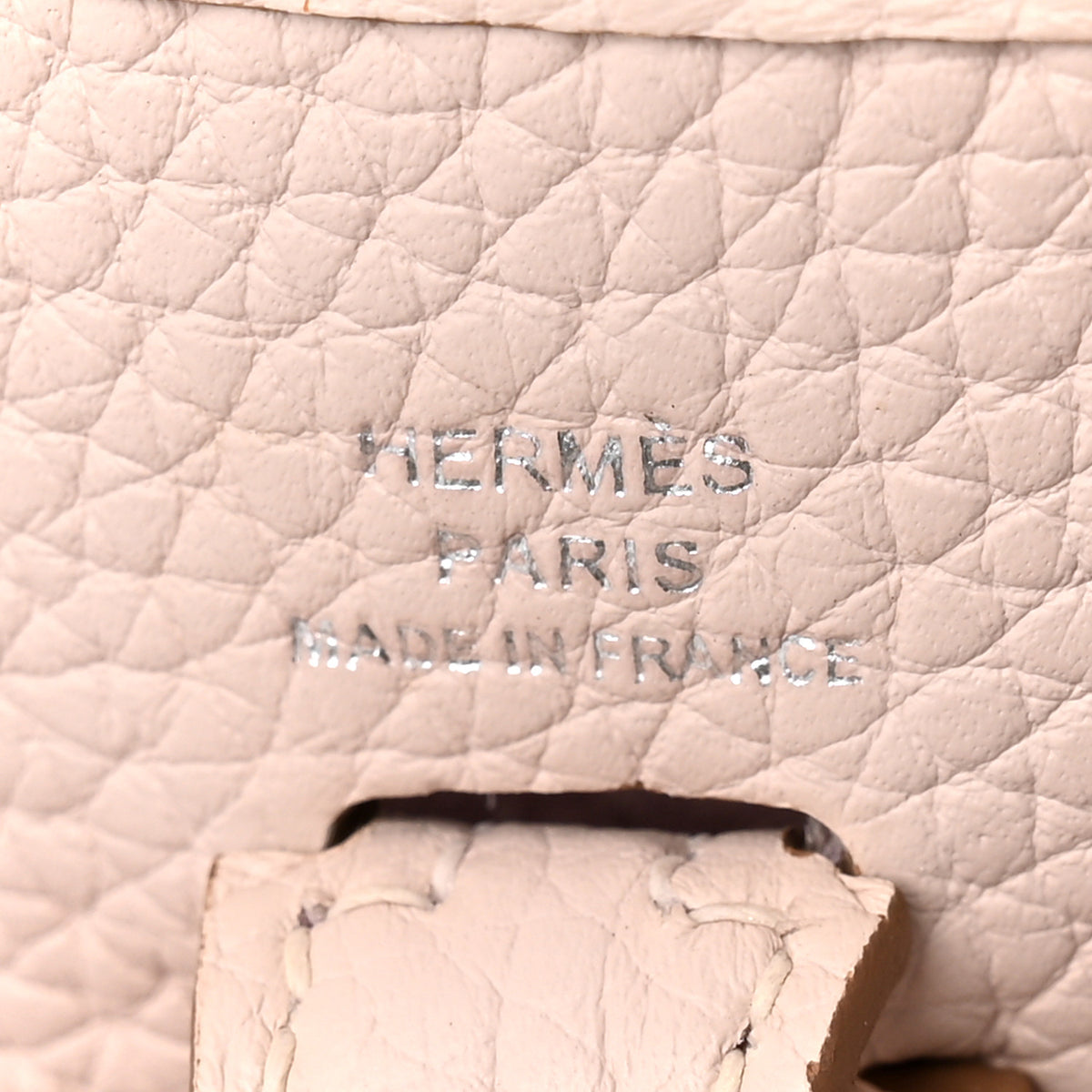 Hermes Taurillon Clemence Evelyne TPM Mauve Pale 6 of 10