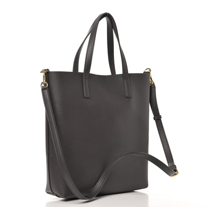 Saint Laurent Calfskin Toy Shopping Tote Dark Anthracite 4 of 9