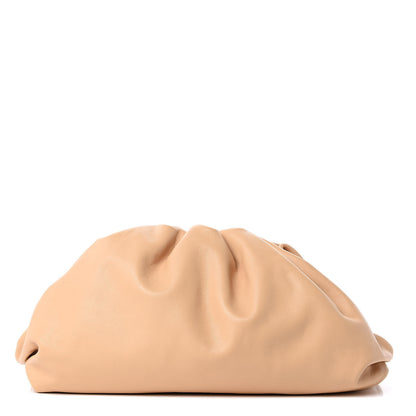 Bottega Veneta Smooth Butter Calf The Pouch Oversized Clutch Nude 1 of 10