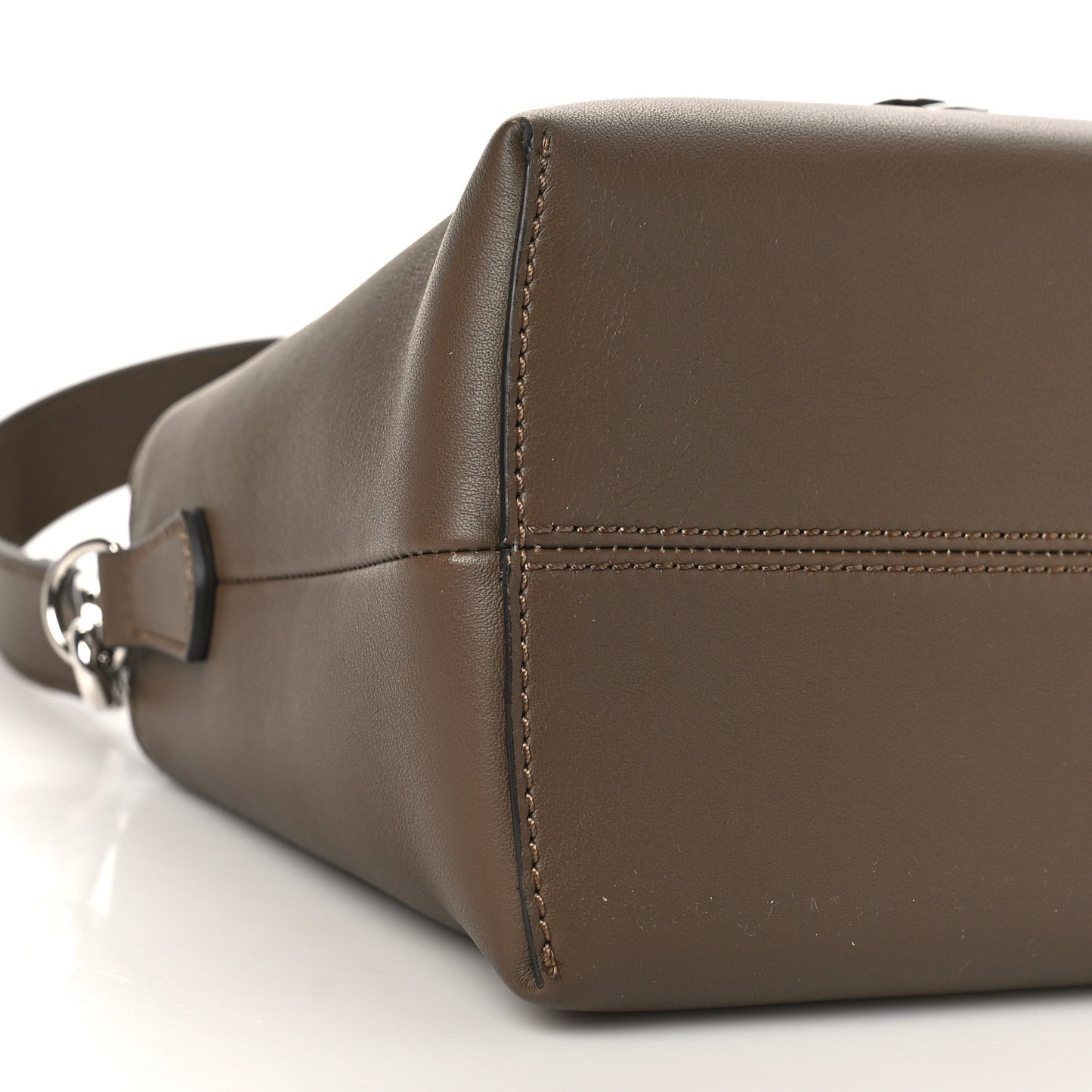 Vitello Dolce Bi-Color FF 1974 Embossed Medium By The Way Boston Bag Maya Black