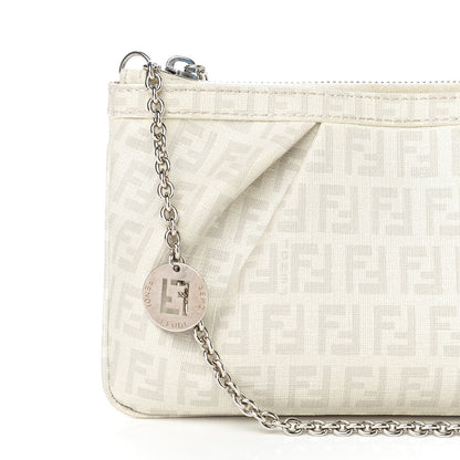 Fendi Zucchino Spalmati Forever Pochette White 11 of 11