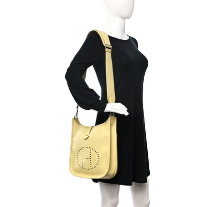 Hermes Epsom Evelyne III PM Jaune Poussin 2 of 8