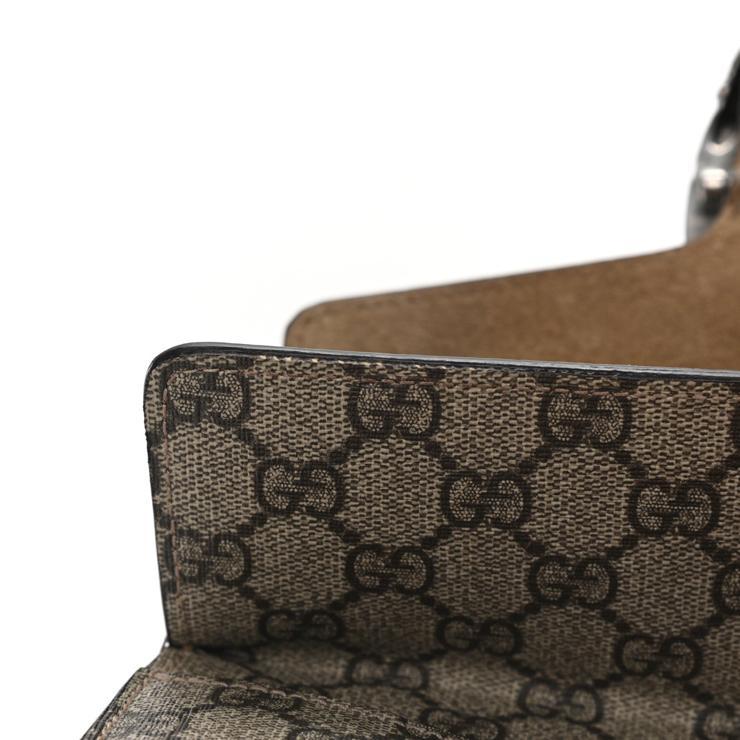 Gucci GG Supreme Monogram Mini Dionysus Shoulder Bag Taupe 9 of 10