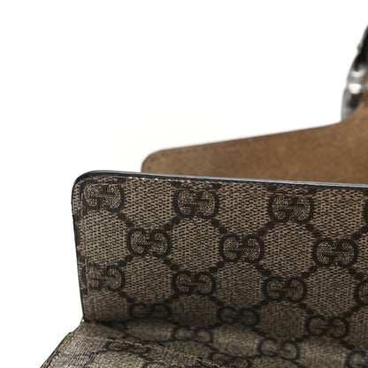 Gucci GG Supreme Monogram Mini Dionysus Shoulder Bag Taupe 9 of 10