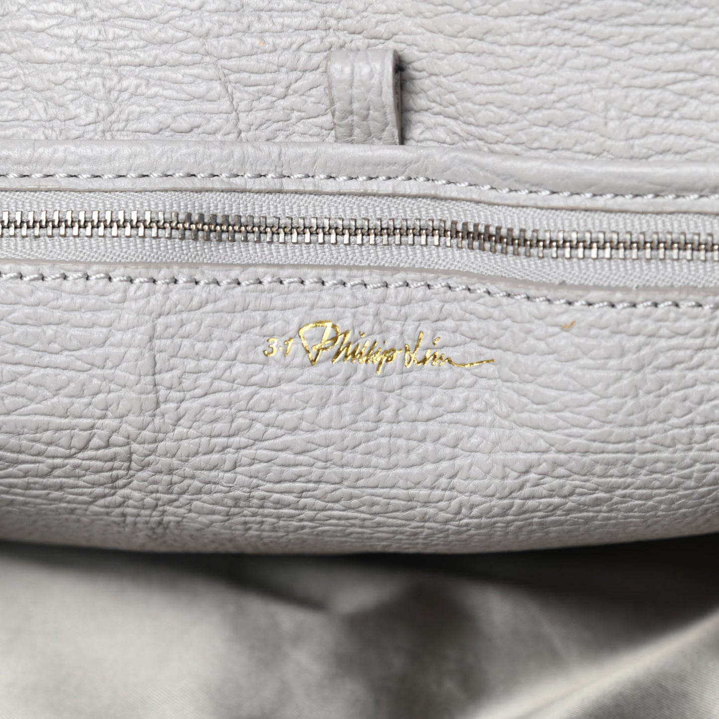 Textured Calfskin Large Pashli Tote Feather