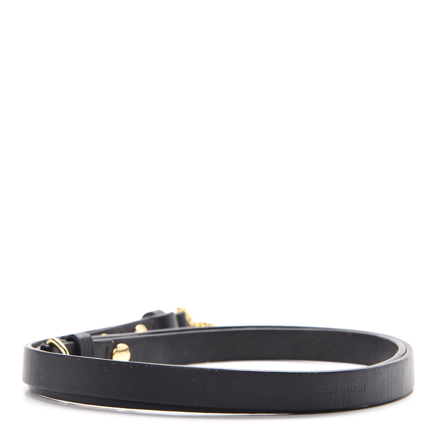 Louis Vuitton Calfskin Neo Noe Shoulder Strap Black 2 of 4