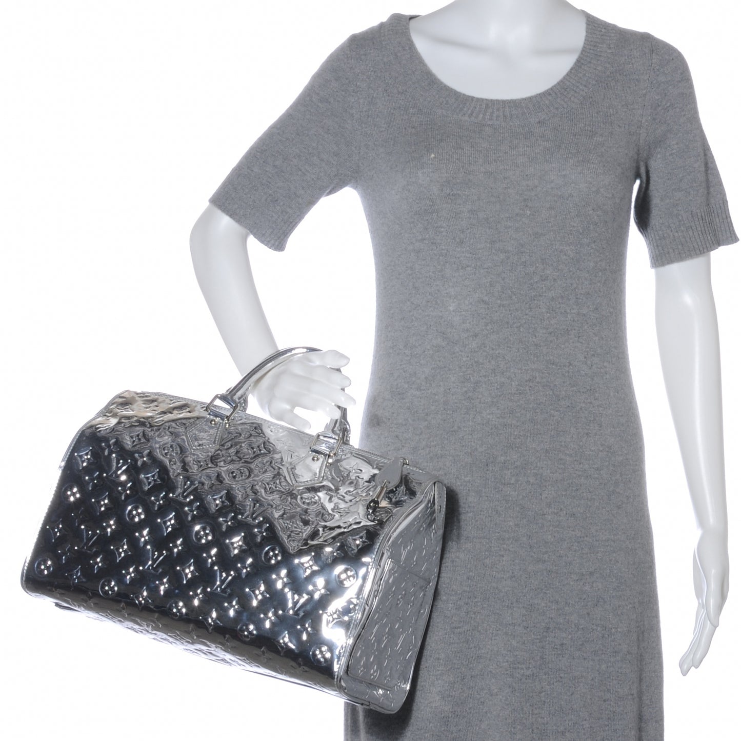 Monogram Miroir Speedy 35 Silver