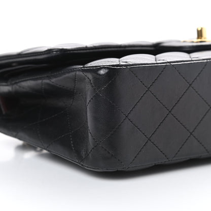 Chanel Lambskin Quilted Medium Double Flap Black 9 of 17