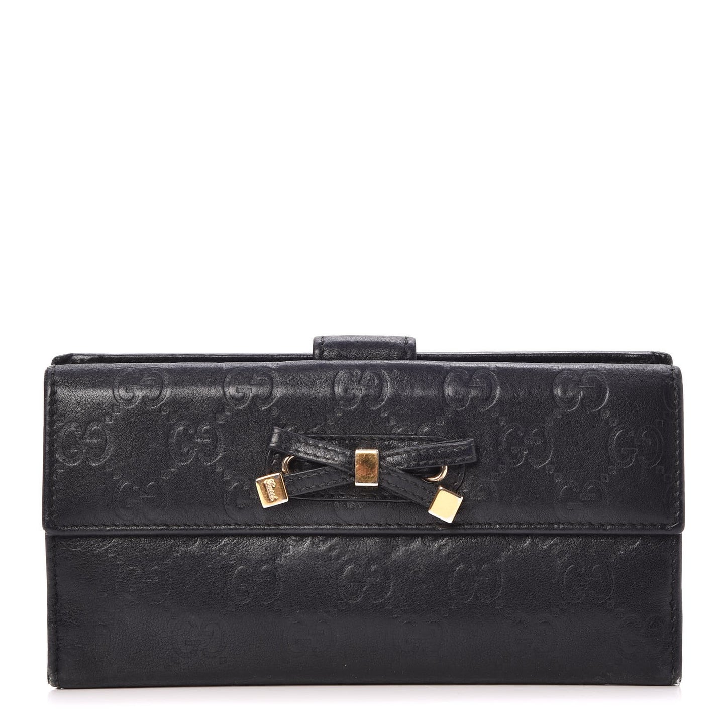 Guccissima Princy Continental Wallet Black