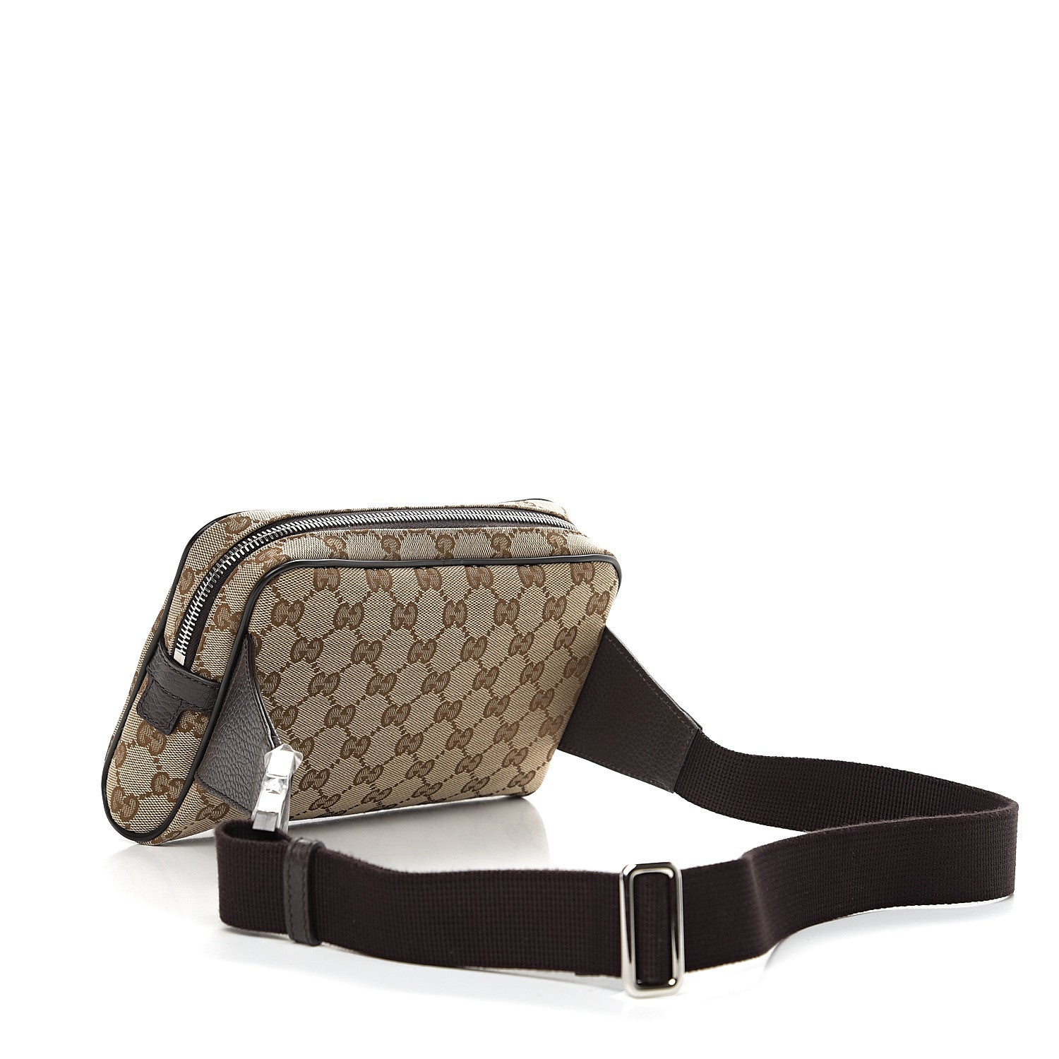 Gucci Monogram Belt Bag Dark Brown 2 of 9