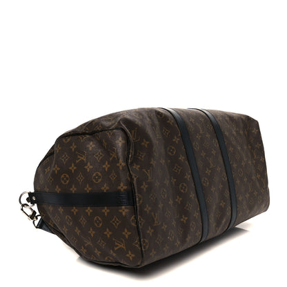 Louis Vuitton Monogram Macassar Keepall Bandouliere 55 3 of 11
