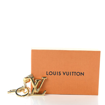 Louis Vuitton LV Facettes Bag Charm Key Holder Gold 3 of 3