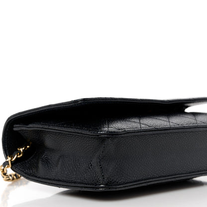 Chanel Caviar Quilted Wallet on Chain WOC Black 10 of 12