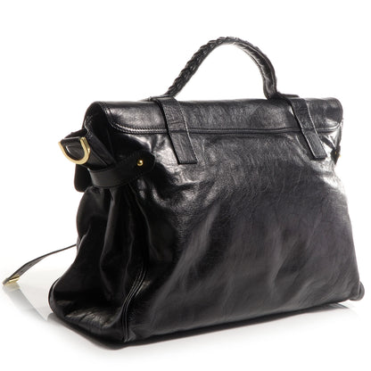 Mulberry Soft Buffalo Leather Oversized Alexa Black 3 of 14