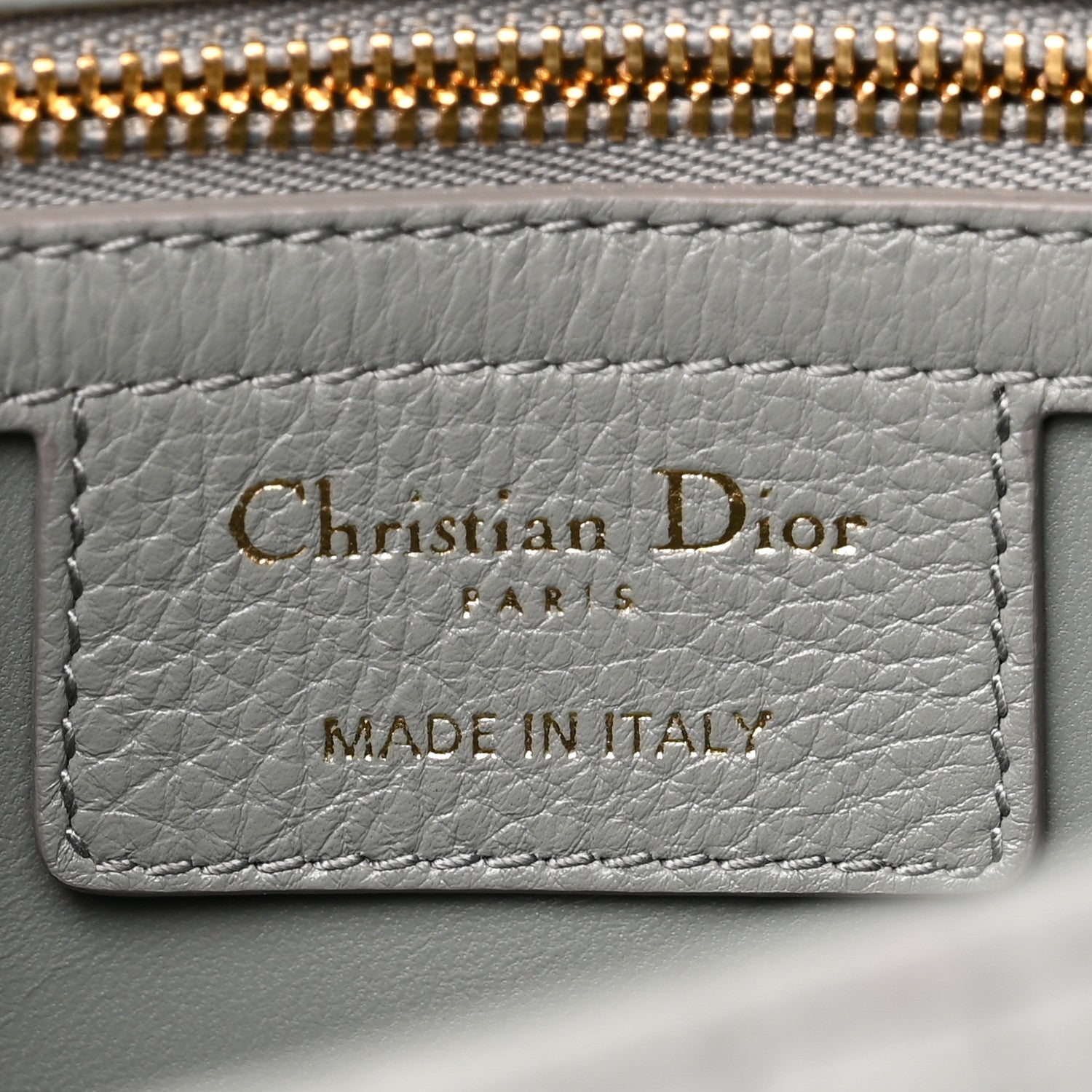 Christian Dior Calfskin Cannage Small Caro Bag Grey 6 of 12