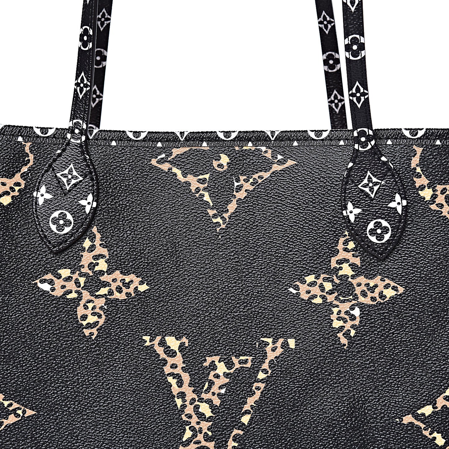 Monogram Giant Jungle Neverfull MM Black