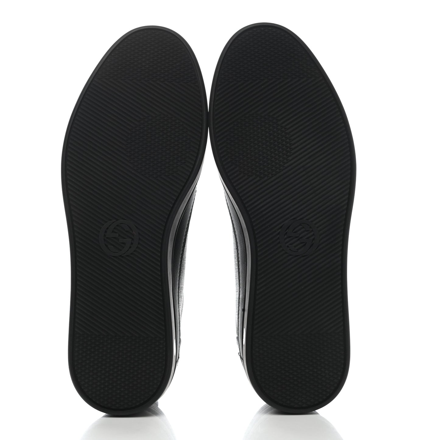 GG Supreme Monogram Mens Sneakers 8 Black