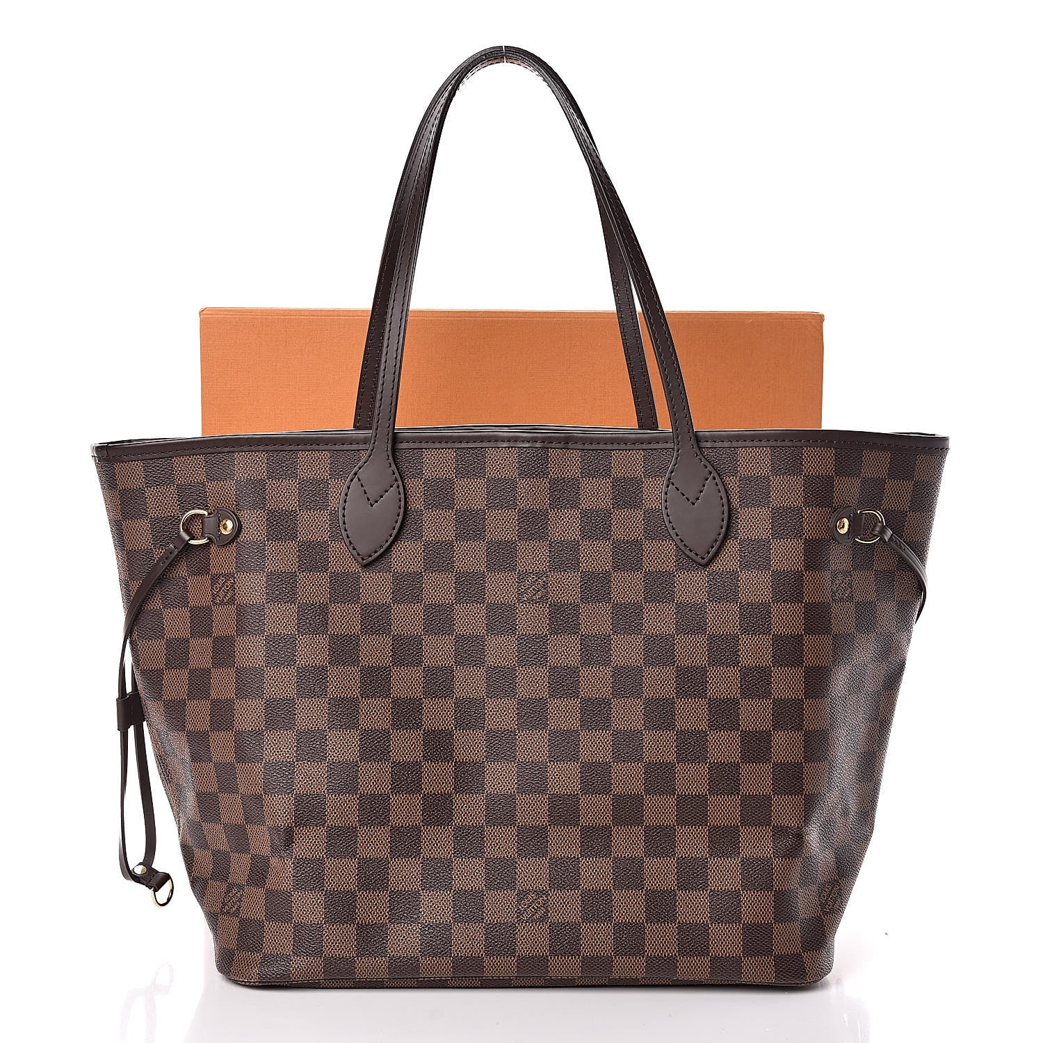 Louis Vuitton Damier Ebene Neo Neverfull MM Rose Ballerine 17 of 17
