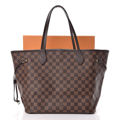 Louis Vuitton Damier Ebene Neo Neverfull MM Rose Ballerine 17 of 17