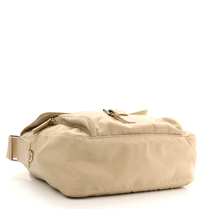 Prada Re-Nylon Vela Saffiano Pocket Single Buckle Messenger Shoulder Bag Deserto 4 of 10