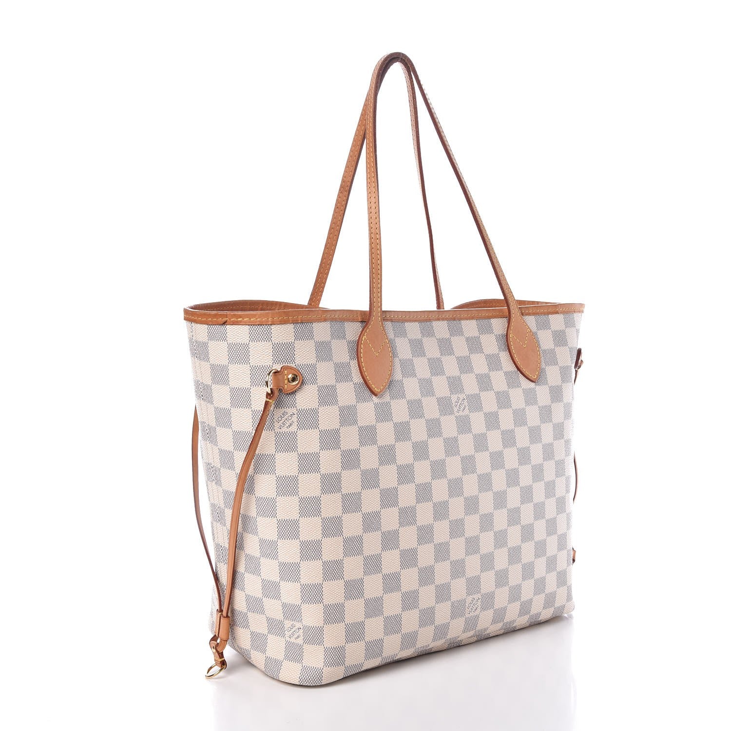 Louis Vuitton Damier Azur Neo Neverfull MM Rose Ballerine 4 of 15