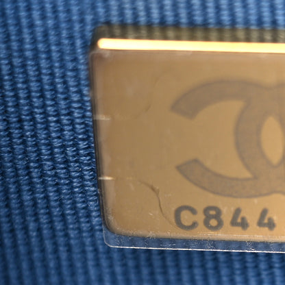 Chanel Denim Quilted Chanel 19 Wallet On Chain WOC Blue 8 of 11