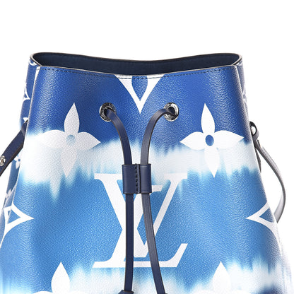 Louis Vuitton Monogram Escale Neonoe MM Blue 6 of 10