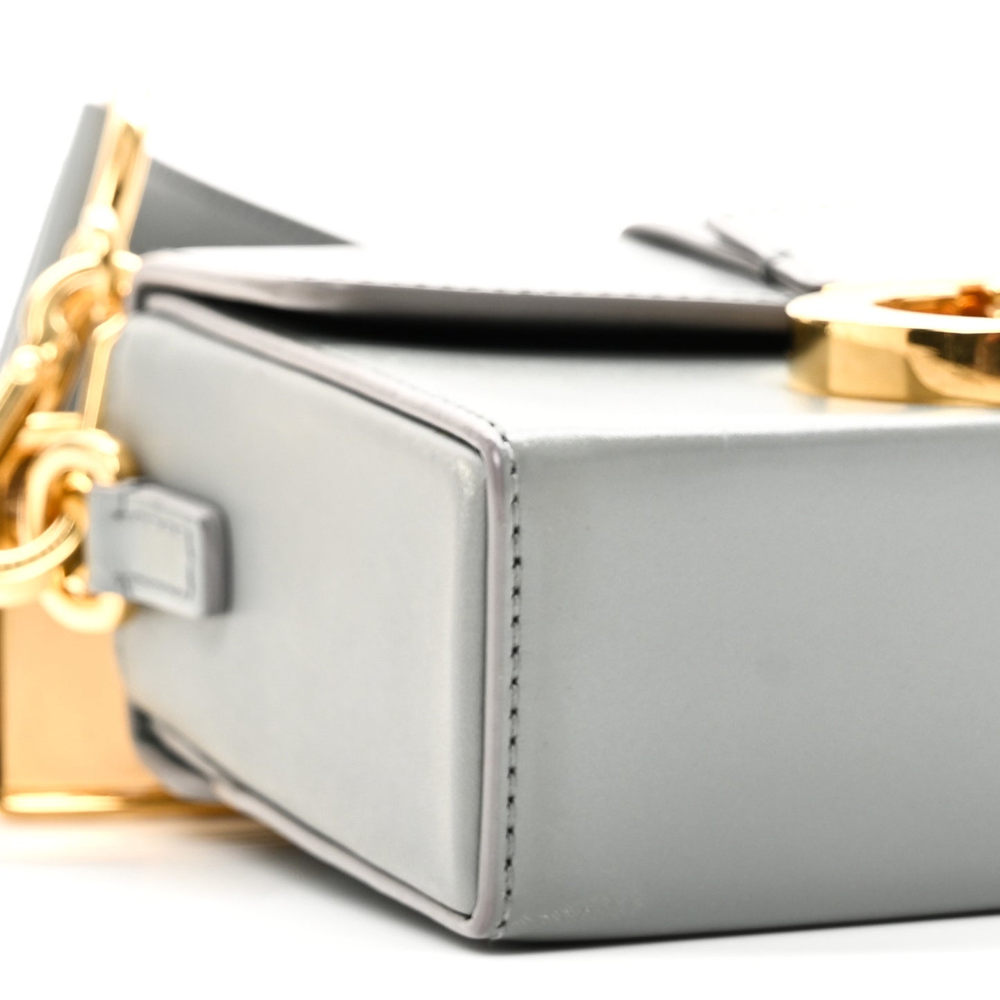 Box Calfskin 30 Montaigne Box Bag Stone Grey