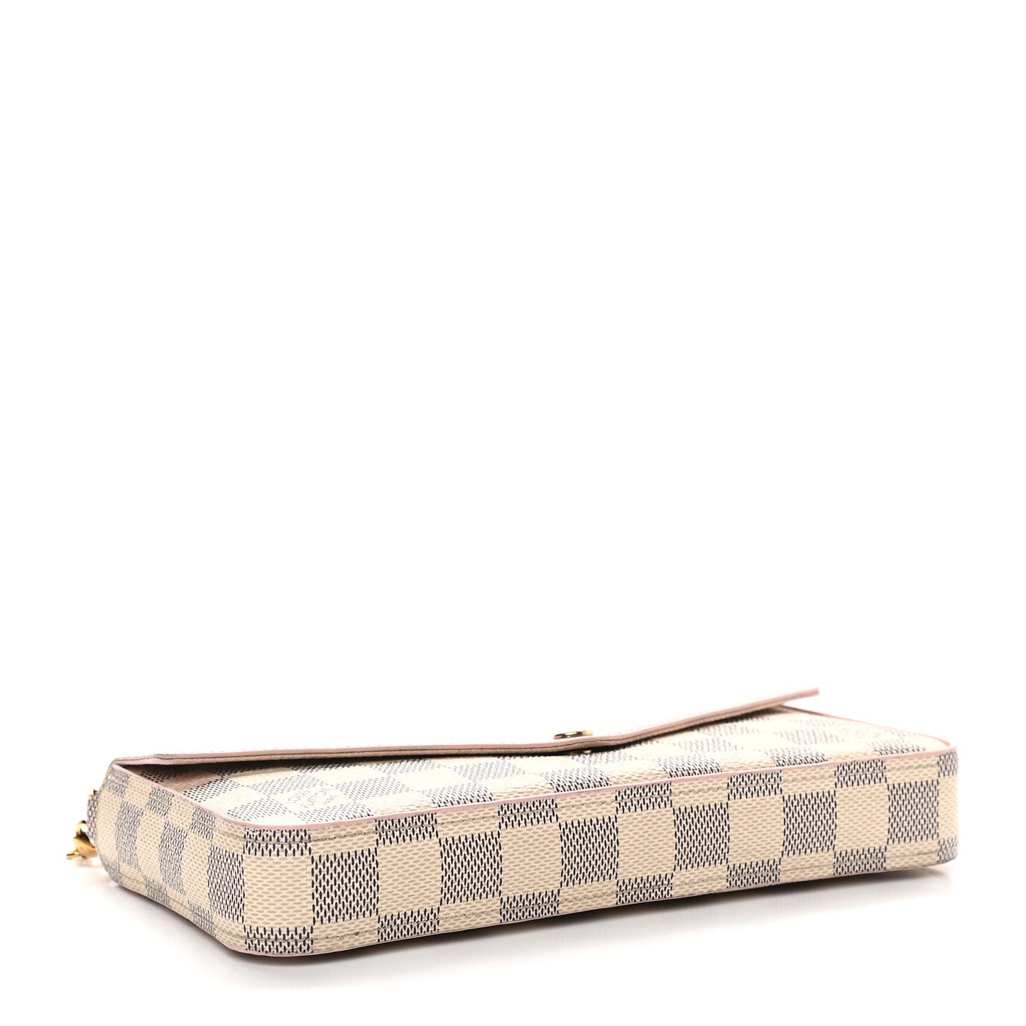 Damier Azur Calfskin Pochette Felicie Eau de Rose